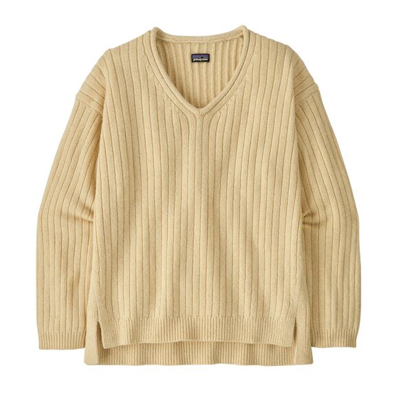 Women's Recycled Wool-Blend V-Neck Sweater 51165