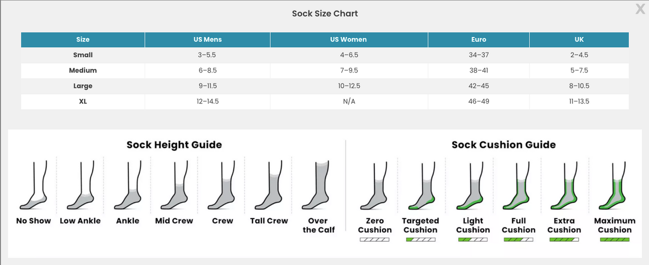 Hike Light Cushion Panorama Crew Socks SW002160