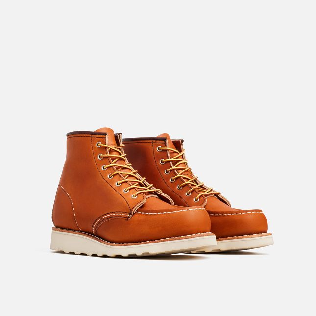 Red Wing Women's 6-inch Classic Moc, Oro Legacy Leather, 3375